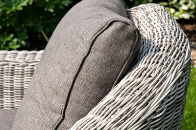 "Фабриция" кресло из искусственного ротанга, цвет серый