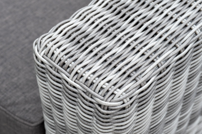 "Боно" кресло из искусственного ротанга, цвет серый