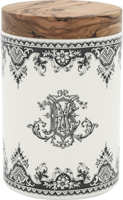 Банка для хранения большая Монограмма